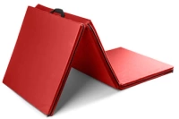 Faltbare Gymnastikmatte 180 x 60 x 5 cm – Rot, Plawil-Material