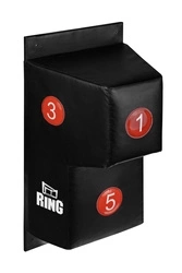 Wandpratze mit Dach – 5 nummerierte Trefferzonen