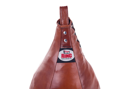 Boxbirne aus Echtleder – 5 kg Braun Trainingsball für Reflex & Schnelligkeit
