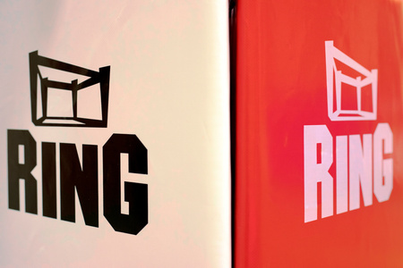 Professionelle Ring-Ecke für Boxringe FULL COLOR mit Aufdruck.