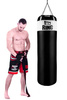 Boxsack Kolos 150 x 45 cm 50 kg schwarz-weiß