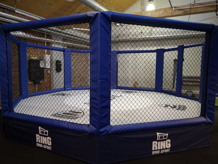 Professioneller MMA-Käfig mit Podest 10 x 10 m