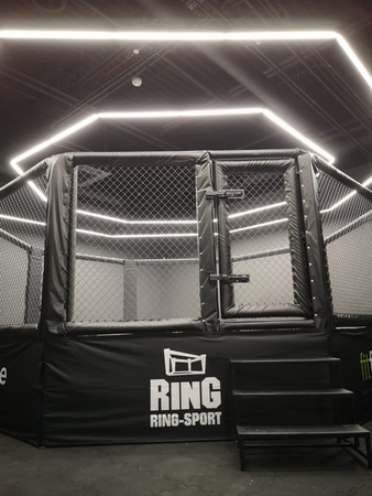 Professioneller MMA-Käfig mit Podest 10 x 10 m