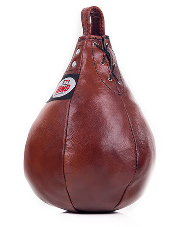 Boxbirne aus Echtleder – 2 kg Trainingsball für Reflex & Schnelligkeit