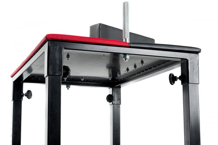 Klappbarer Armwrestling-Tisch mit Stahlplatte und synthetischem Leder von RING