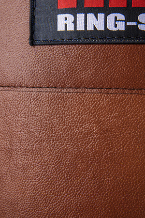 Premium Boxsack aus echtem Leder 120 x 35 cm 30 kg braun