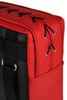 Gerades Trainingspad 60 x 30 x 15 cm Echtes Leder,  Schwarz - Rot