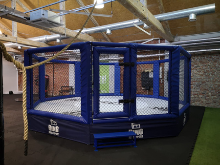 Professioneller MMA-Käfig mit Podest 10 x 10 m