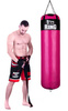 Boxsack Super 140 x 35 cm 40 kg – Rosa-Schwarz 