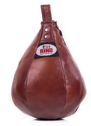 Boxbirne aus Echtleder – 2 kg Trainingsball für Reflex & Schnelligkeit