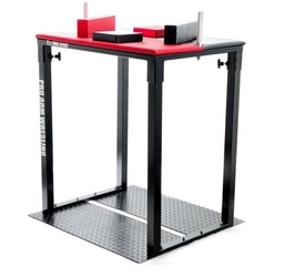 Klappbarer Armwrestling-Tisch mit Stahlplatte und synthetischem Leder von RING