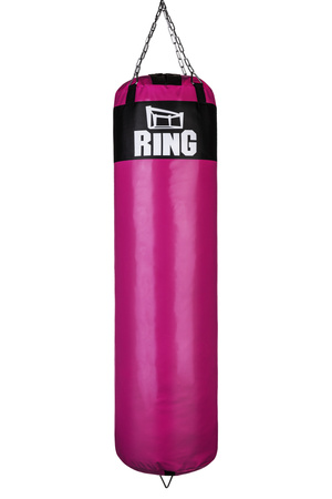 Boxsack Super 120 x 35 cm, 25 kg – Rosa-Schwarz