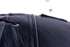 Premium Boxsack aus echtem Leder 100 x 35 cm 20 kg Schwarz