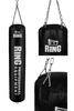 Schwerer Boxsack für Training 130 x 30 cm – gefüllt mit Gummigranulat, 60 kg