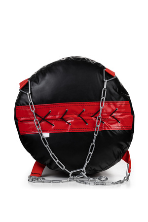 Boxsack Kolos 150 x 45 cm ungefüllt schwarz-rot