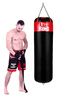 Boxsack Kolos 150 x 45 cm 50 kg schwarz-rot