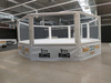 Profesjonalna klatka MMA z podestem 7 x 7 m