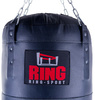 Premium Boxsack aus echtem Leder 140 x 40 cm 40 kg Schwarz