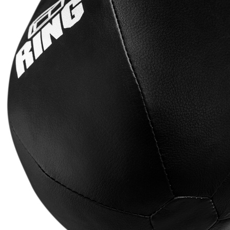 Boxbirne aus Echtleder – 5 kg Schwarz Trainingsball für Reflex & Schnelligkeit