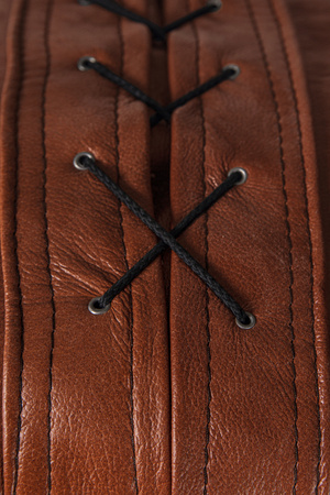 Premium Boxsack aus echtem Leder 120 x 35 cm 30 kg braun